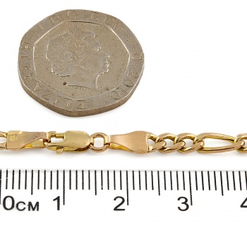 9ct gold 5.4g 18 inch figaro Chain